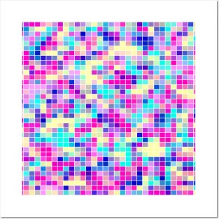 Colorful Mosaic Pattern Posters and Art